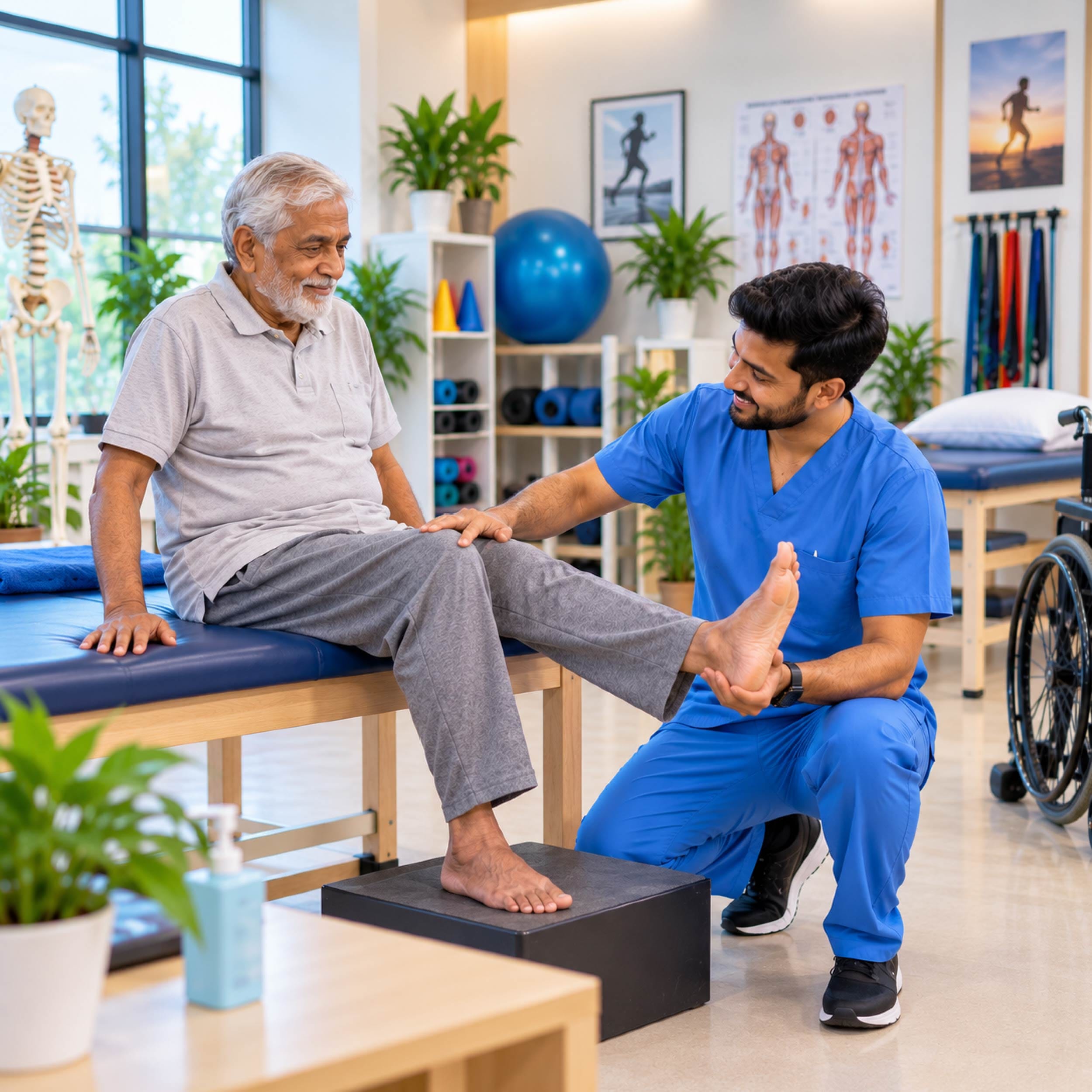 Geriatric Physiotherapy care and rehabilitation